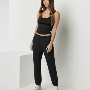 Vuori Boyfriend Jogger Black Heather Size Large